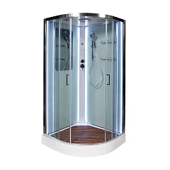 Душевая кабина AvaCan A09 90х90х220 с LED-подсветкой с кнопкой Душевая кабина AvaCan A09 90х90х220 с LED-подсветкой с кнопкой