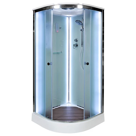 Душевая кабина AvaCan D011S 110х110х220 с LED-подсветкой