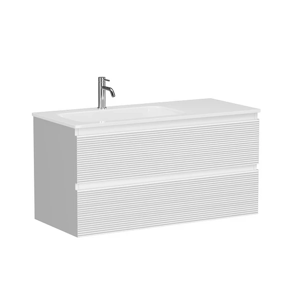 Тумба с раковиной Sancos Folk 100 Bianco L