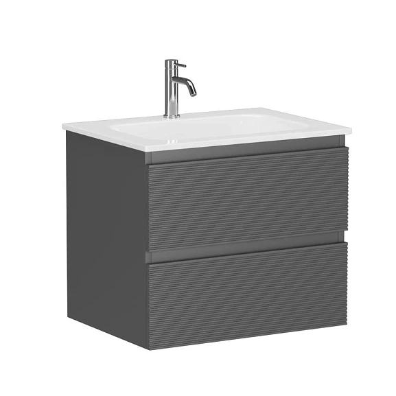 Тумба с раковиной Sancos Folk 60 Grey soft