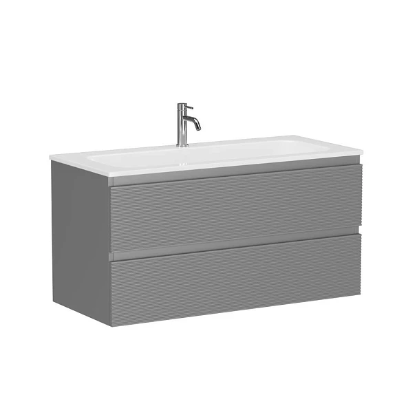 Тумба с раковиной Sancos Folk 100 Ergraut soft