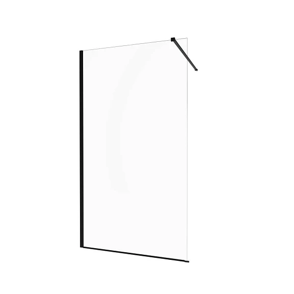Душевая перегородка Triton Плано-Блэк 80*200 без поддона