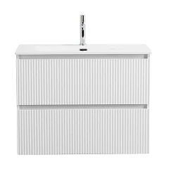 Тумба под раковину BelBagno Uno 80 Bianco Opaco с двумя ящиками