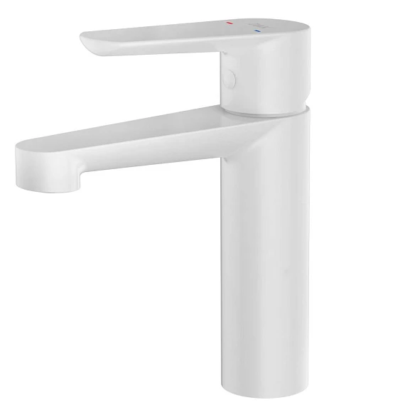 Смеситель DQ Bayern Munchen DA1562108 для раковины матовый белый