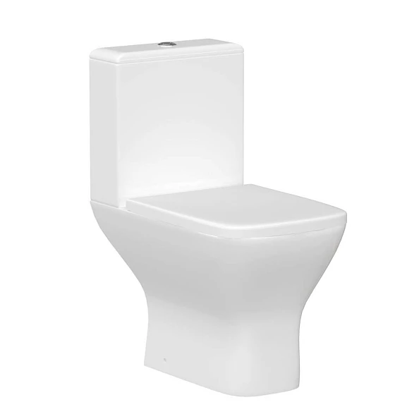 Унитаз-компакт Triton-Pro Astro AO-2355 38,5*61,6 безободковый с крышкой-сиденьем микролифт