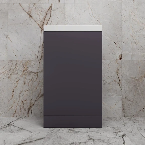 Тумба под раковину Style Line Моно 50 L/R графит нубук