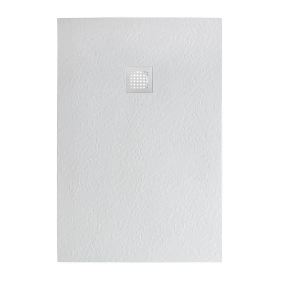 Душевой поддон BelBagno Uno 120*90*3,5 прямоугольный белый с сифоном и белой матовой декоративной накладкой