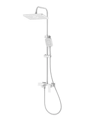 Душевая стойка Rush Thira TR3635-50White с изливом белая матовая