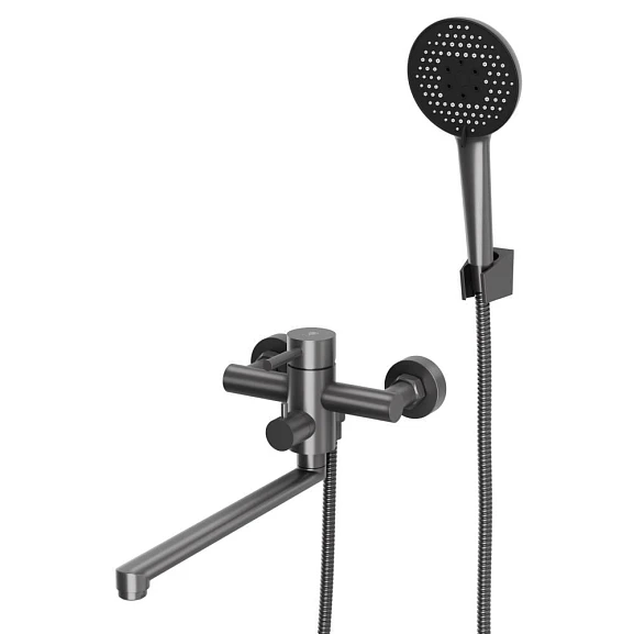 Смеситель Rush Melos SUS1101-51Grey универсальный графит