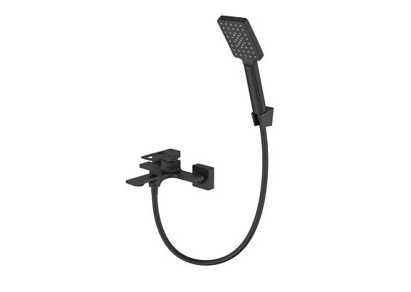 Смеситель BelBagno Luce LUC-VASM-NERO для ванны и душа черный матовый