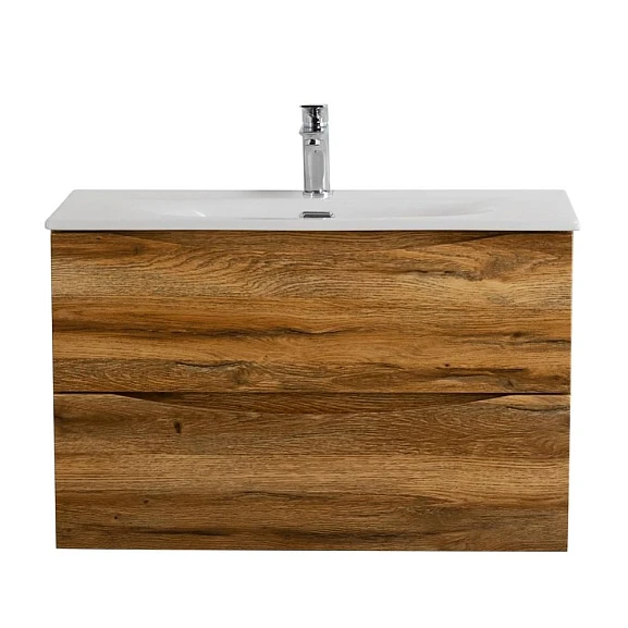 Тумба с раковиной BelBagno Marino-Cer-Mini 80 Rovere Rustico