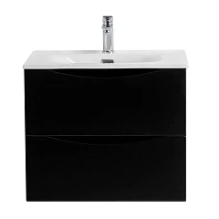 Тумба с раковиной BelBagno Marino-Cer-N 60 Nero Lucido