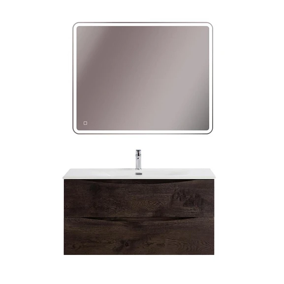 Комплект мебели BelBagno Marino-Cer-N 100 Rovere Nature Grigio