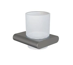 Стакан Knotlor Oval SC101GM вороненая сталь