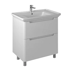 Тумба под раковину Briz Альби 85 белый глянец