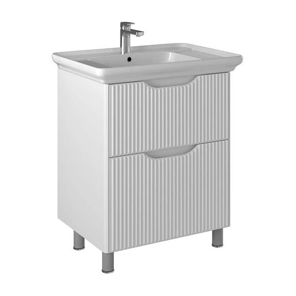 Тумба под раковину Briz Монблан 75 белый глянец