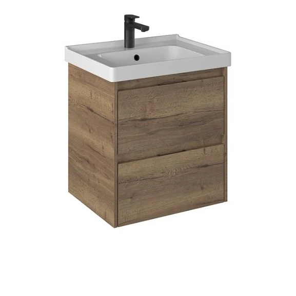 Тумба под раковину Briz Берн 60 дуб веллингтон табак