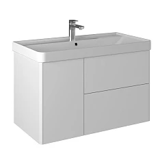 Тумба под раковину Briz Сенсе 90 белый глянец