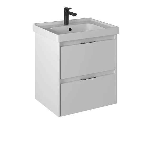 Тумба с раковиной Briz Вена 60 белый глянец