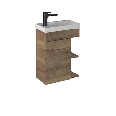 Тумба с раковиной Briz Берн 45 дуб веллингтон табак