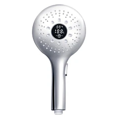 Душевая лейка Olive’s с дисплеем D170LED глянцевый хром