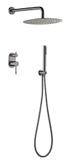 Душевой комплект Boheme Uno 464-GM графит