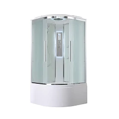 Душевая кабина AvaCan EM5010 100x100x220 с LED-подсветкой и гидромассажем
