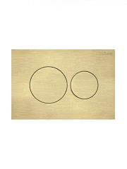 Клавиша смыва Cezares Pneumatic PN1-BTN-BORO брашированное золото