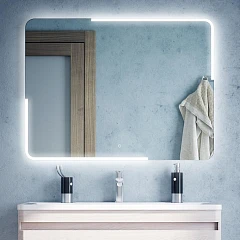 Зеркало Corozo Дуо 100 с Led-подсветкой сенсорный выключатель