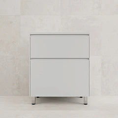 Тумба с раковиной Style Line Лима 70 напольная белая матовая