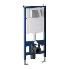 Система инсталляции Grossman для подвесного унитаза с клавишей хром