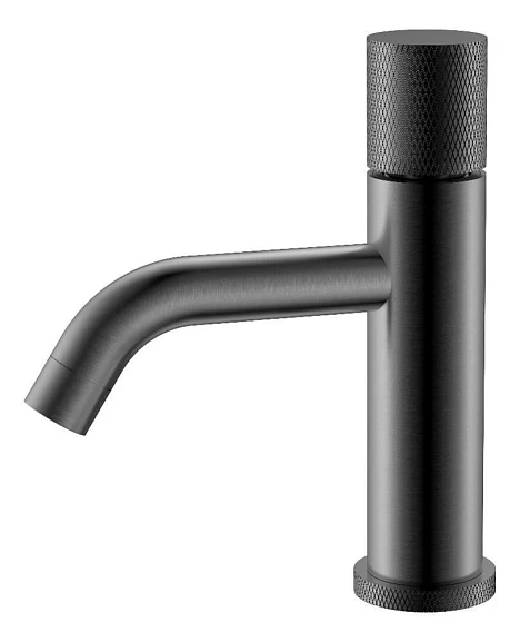 Смеситель Boheme Stick 121-GM.2 для раковины графит ручка Touch