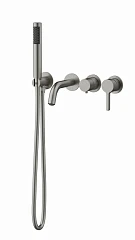 Смеситель Vincea Villa VTFW-1VL1BN для ванны и душа скрытый монтаж брашированный никель