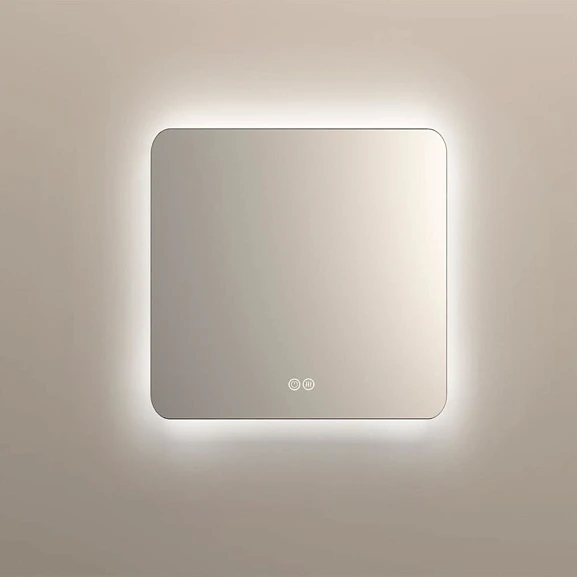 Зеркало Vincea VLM-3BE8008-2 80*80 с led-подсветкой и функцией антизапотевания, сенсорный выключатель