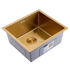 Кухонная мойка Splenka S700.5045.03 50*45 золотой сатин