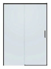 Душевая дверь в нишу Cezares Plane 140*195 профиль оружейная сталь без поддона