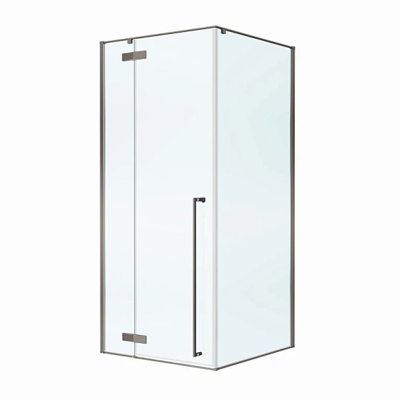 Душевой уголок Cezares Liner 90*90*195 профиль оружейная сталь L без поддона