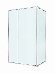 Душевой уголок Cezares Lux 110*90*195 профиль хром без поддона