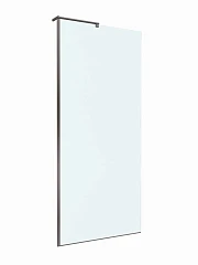 Душевая перегородка BelBagno Walk-in Uno 90*200 стекло прозрачное профиль оружейная сталь без поддона