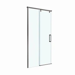 Душевая дверь в нишу BelBagno Soft Close 100*200 профиль оружейная сталь без поддона