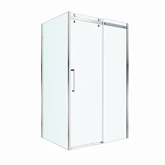 Душевой уголок BelBagno MARINO-2-AH-1-130/90-C-Cr 130*90*195 профиль хром без поддона