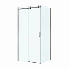 Душевой уголок BelBagno Soft Close 2 100*80*200 профиль оружейная сталь без поддона