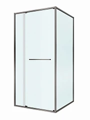 Душевой уголок Cezares Lux 100*90*195 профиль оружейная сталь без поддона