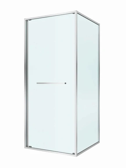 Душевой уголок Cezares Lux 80*80*195 профиль хром без поддона