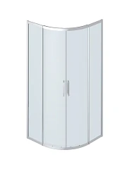 Душевой уголок Cezares Plane 90*90*195 четверть круга, профиль хром без поддона
