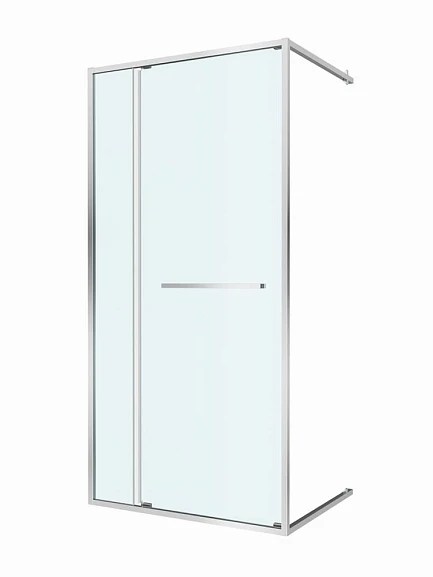 Душевая дверь в нишу Cezares LUX-B-FS-11-100-C-CR 100*195 профиль хром без поддона