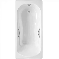 Чугунная ванна Delice Haiti Luxe 180х80 с отверстиями под ручки