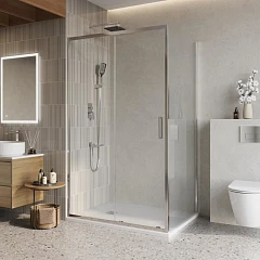 Душевой уголок BelBagno LUCE-AH-1-120/100-C-Cr 120*100*195 без поддона