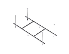 Сборный каркас к ванне Aquatek Мия 170х80 см (шпильки) (приобретается в комплекте с ванной)