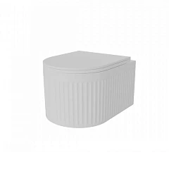 Подвесной унитаз Maretti RE10PBM33-844 36,5*49,5 безободковый смыв торнадо с тонкой крышкой микролифт